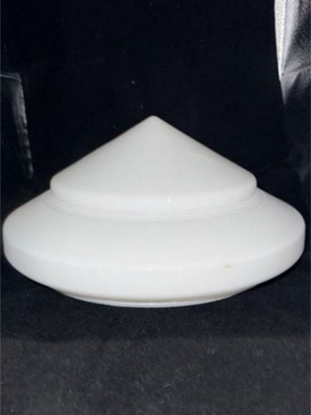 Pyramid Skyscraper Bullet Cone 11 1/2in Light Fixture Cover ONLY, Vintage MCM